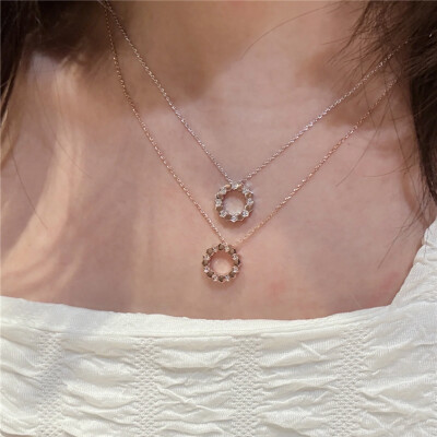 Alternative view of 【S925銀】兩款蜂巢項鏈